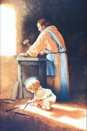 his father was a carpenter.